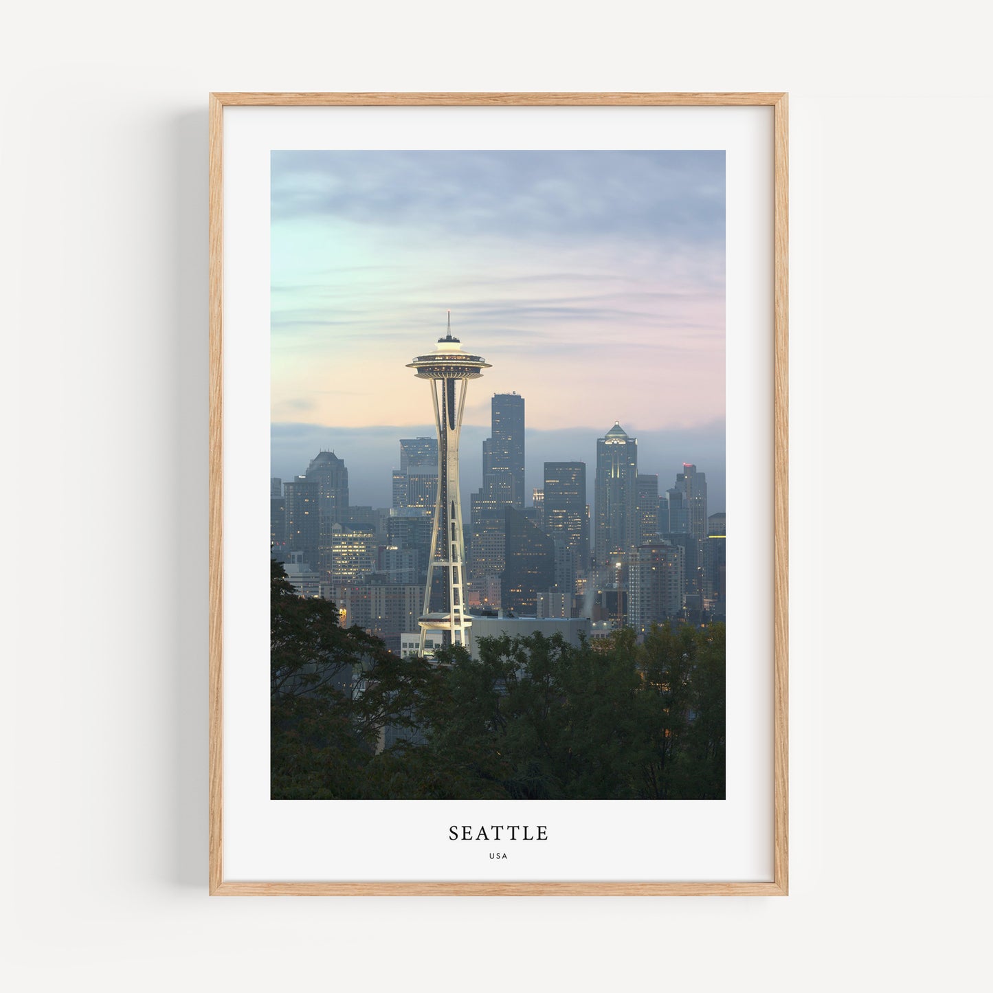 Seattle Travel Poster