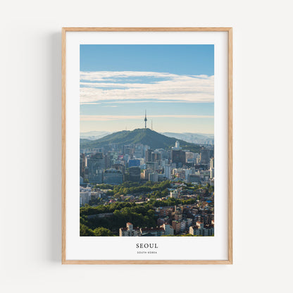 Seoul Travel Poster