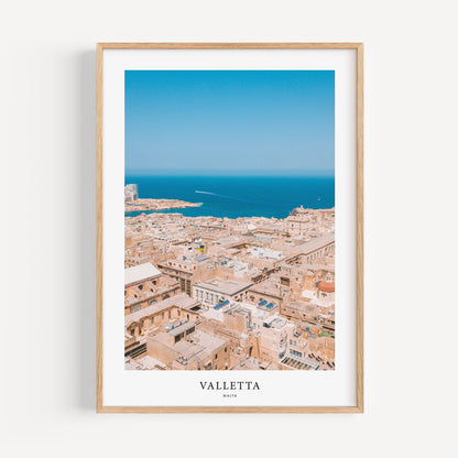 Valletta Travel Poster