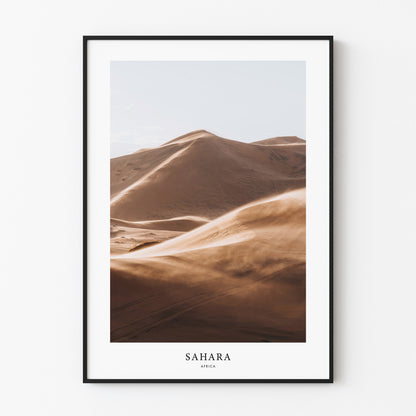 Sahara Desert Travel Poster