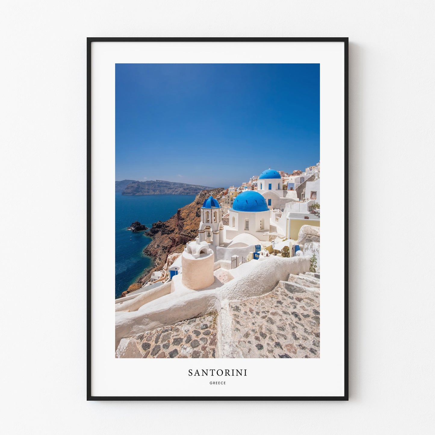 Santorini Travel Poster