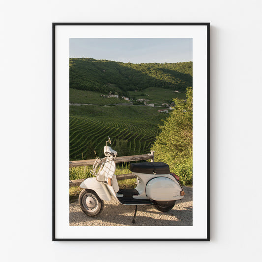 Italian Vespa Poster