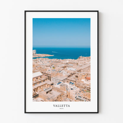 Valletta Travel Poster