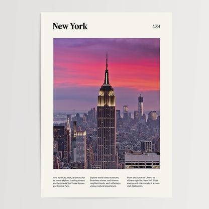 New York Travel Poster