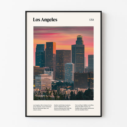 Los Angeles Travel Poster