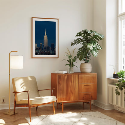 New York City skyline poster