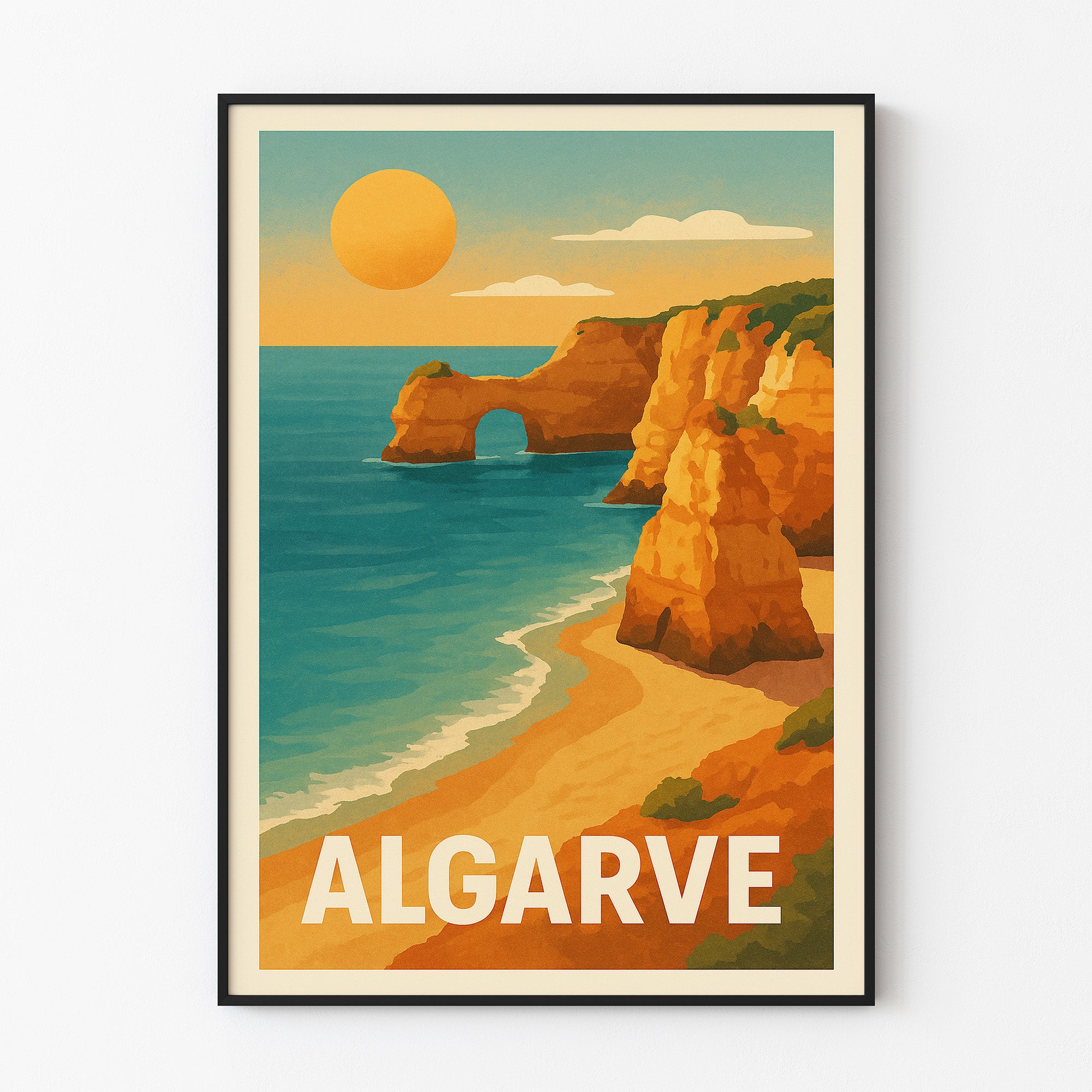 Algarve graphic print