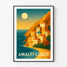 Amalfi Coast graphic print