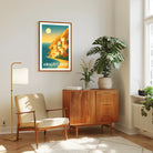 Amalfi Coast graphic print