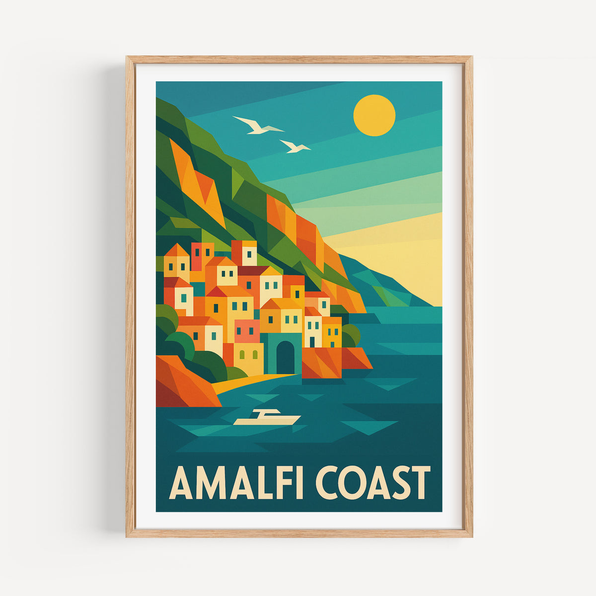 Amalfi graphic print
