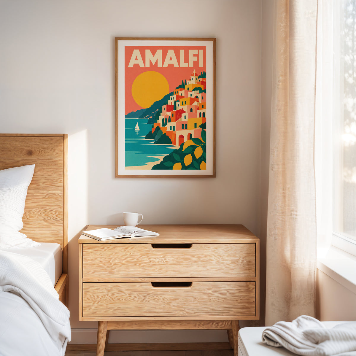 Amalfi graphic print