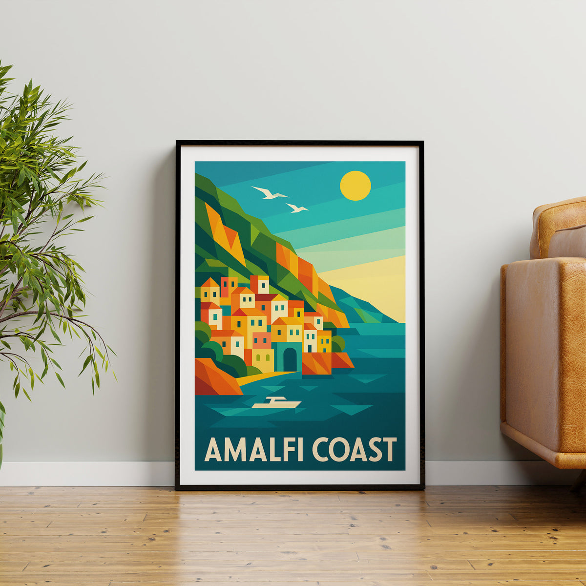 Amalfi graphic print