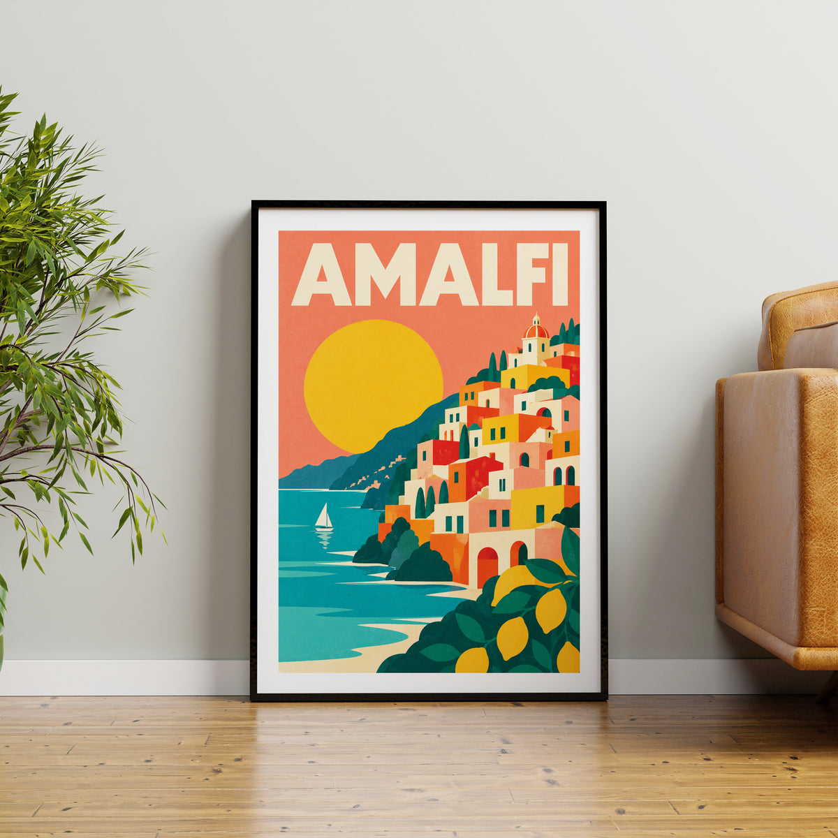 Amalfi graphic print