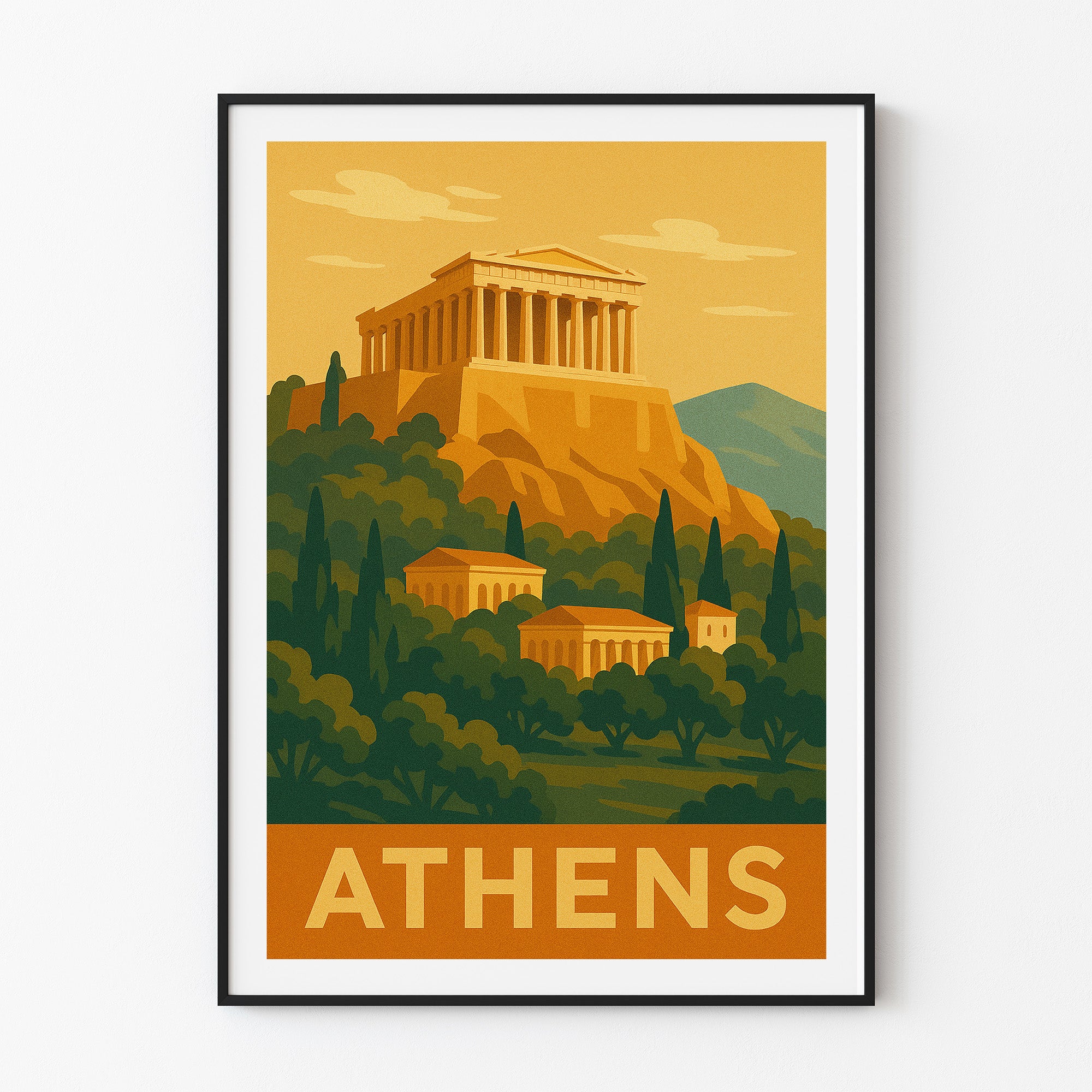 Athens graphic print