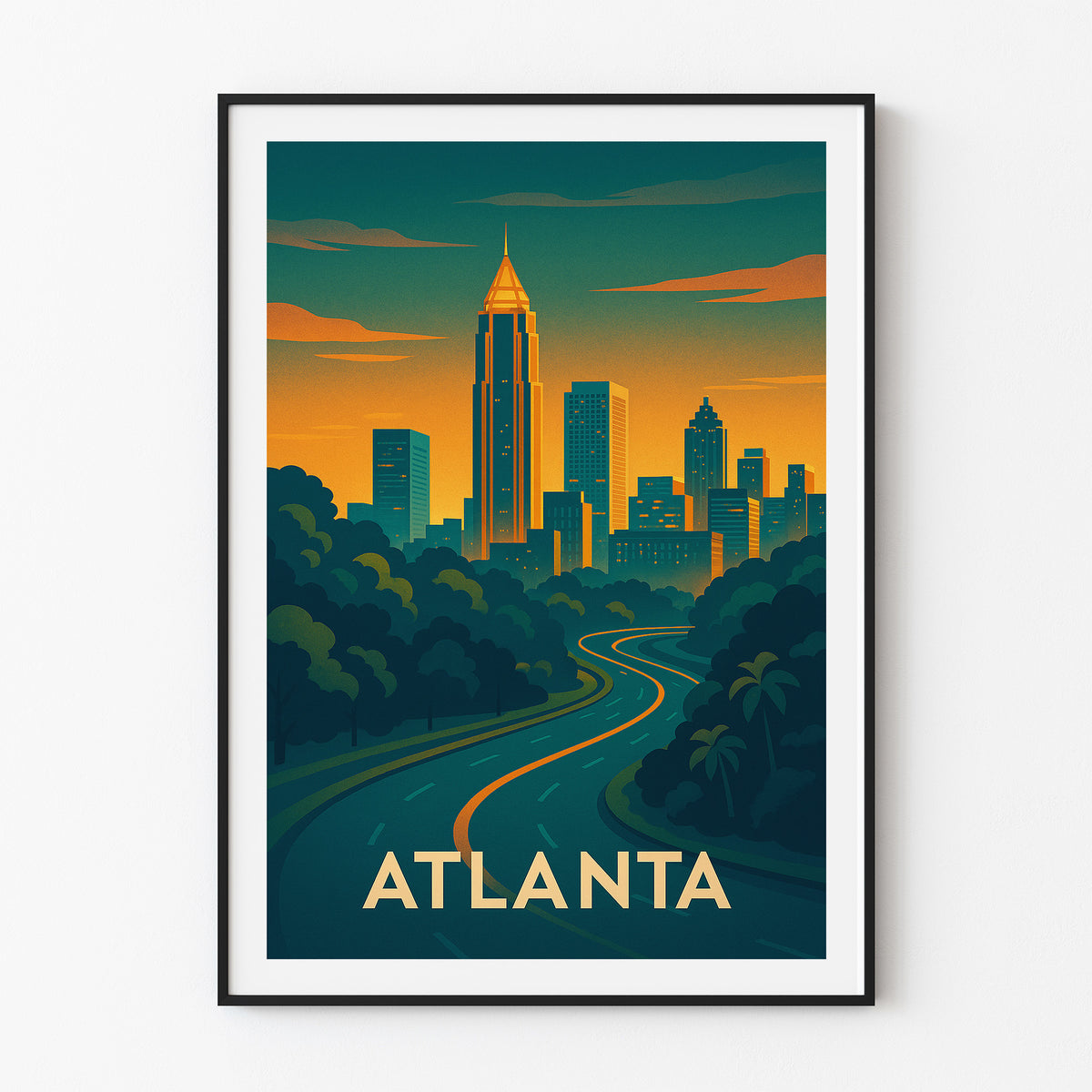 Atlanta graphic print