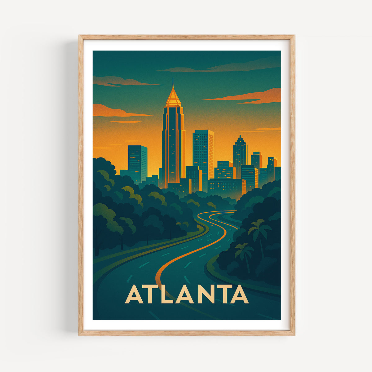 Atlanta graphic print