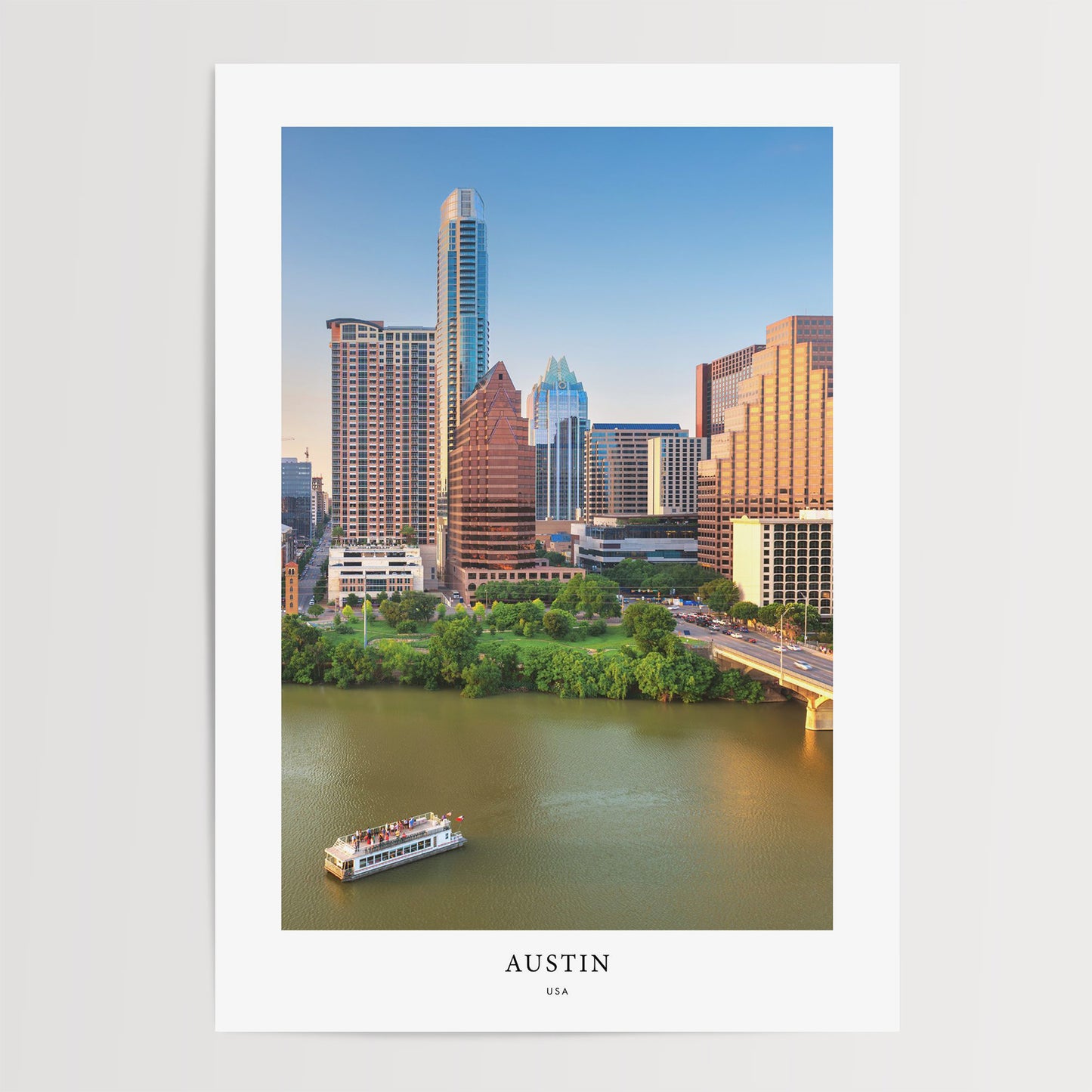 Austin Travel Poster