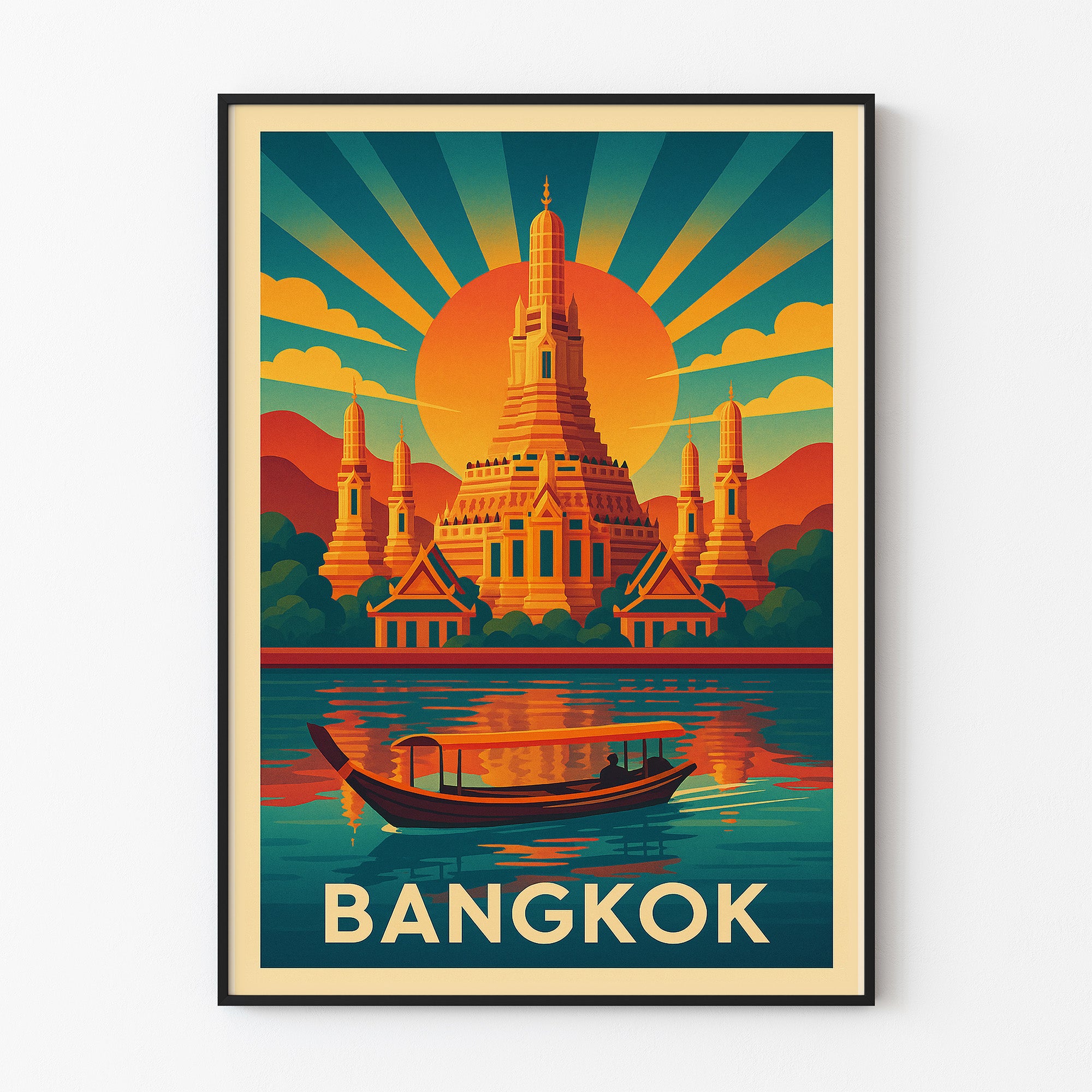 Bangkok graphic print