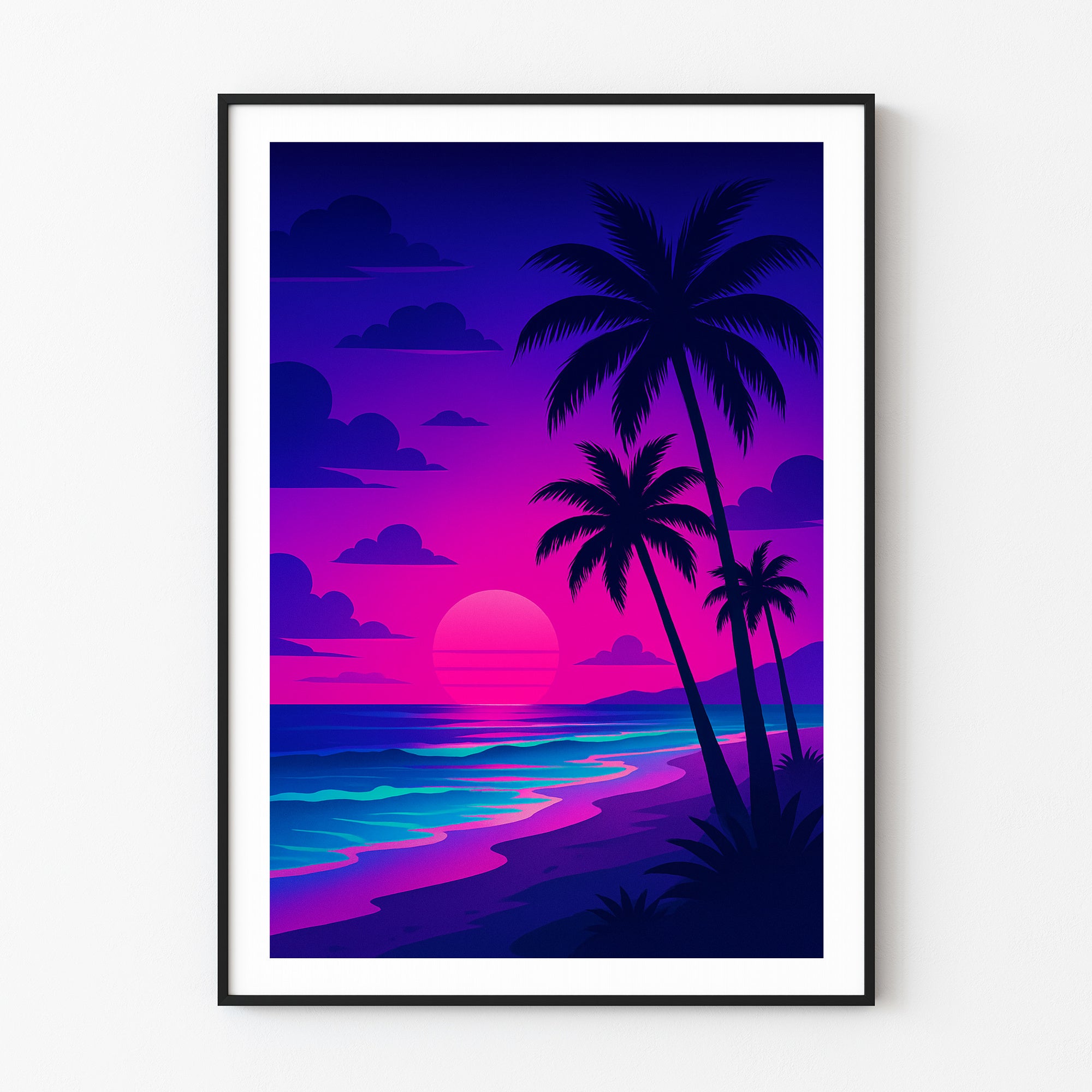 Beach graphic print
