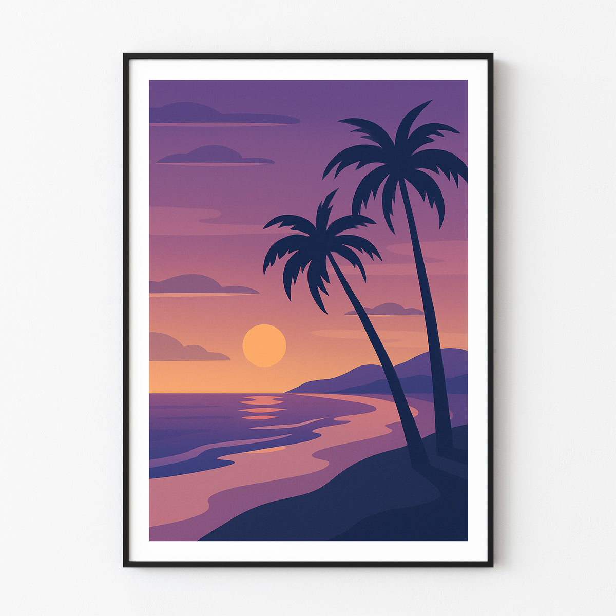 Beach graphic print