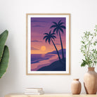 Beach graphic print