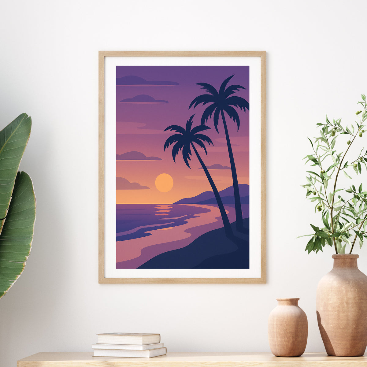 Beach graphic print