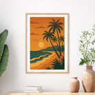 Beach graphic print