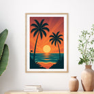 Beach graphic print