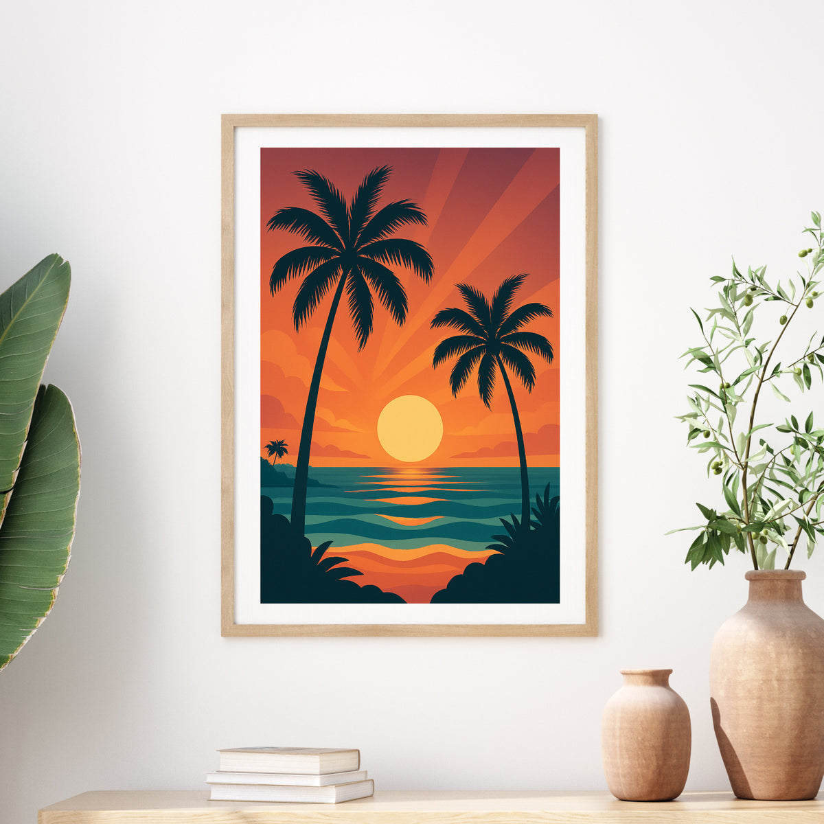 Beach graphic print