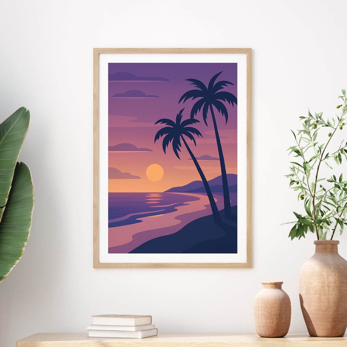 Beach graphic print
