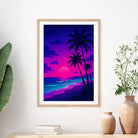 Beach graphic print