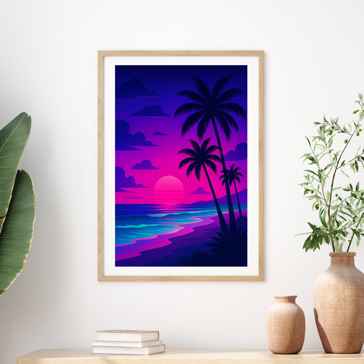 Beach graphic print