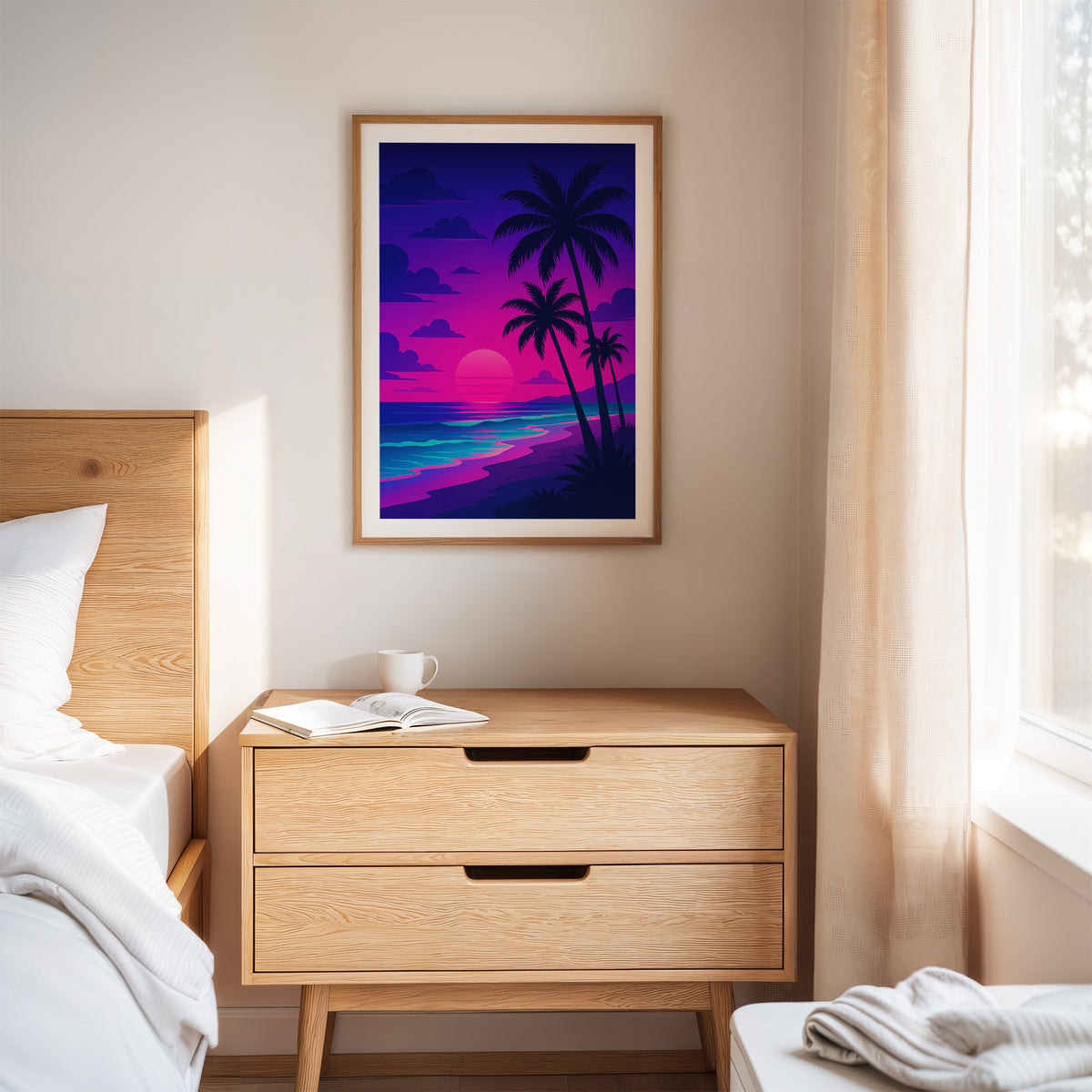 Beach graphic print