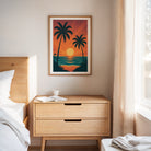 Beach graphic print