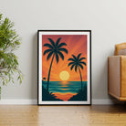 Beach graphic print