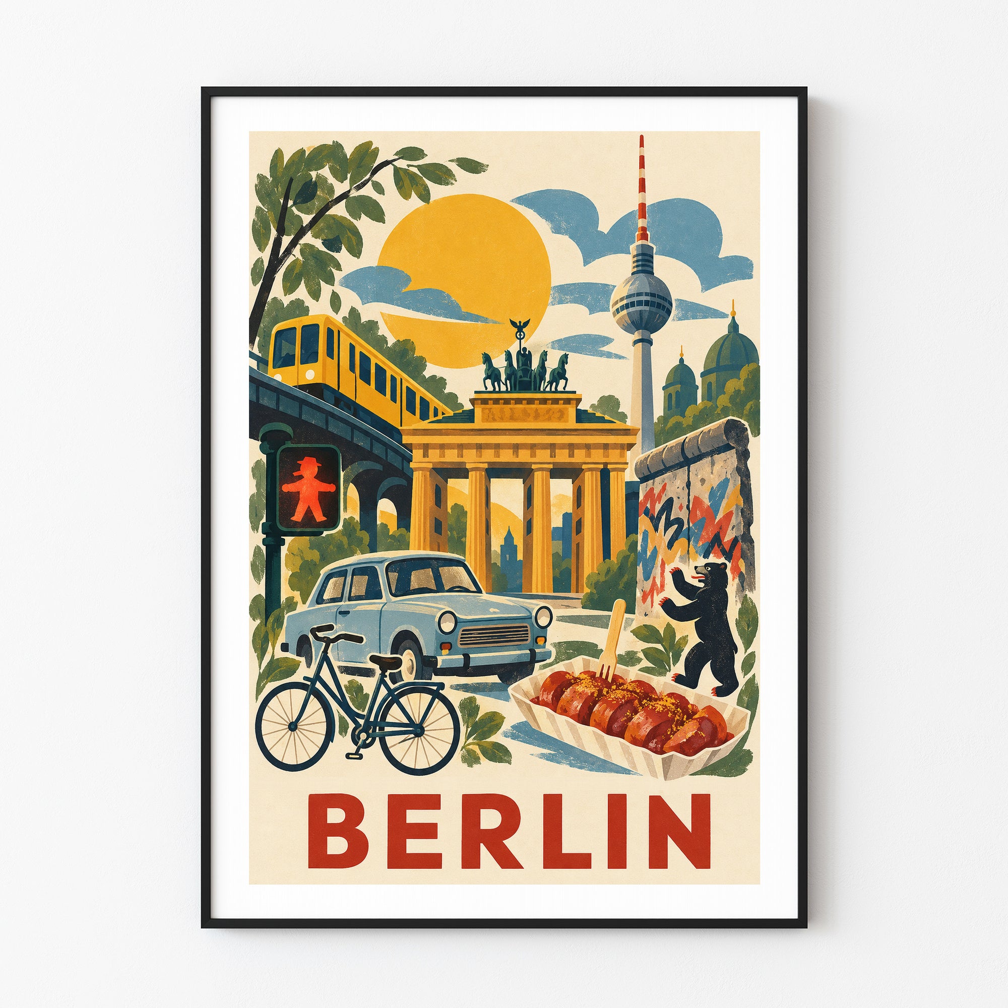 Berlin graphic print