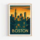 Boston graphic print