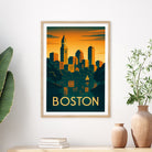 Boston graphic print
