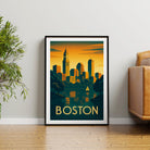 Boston graphic print
