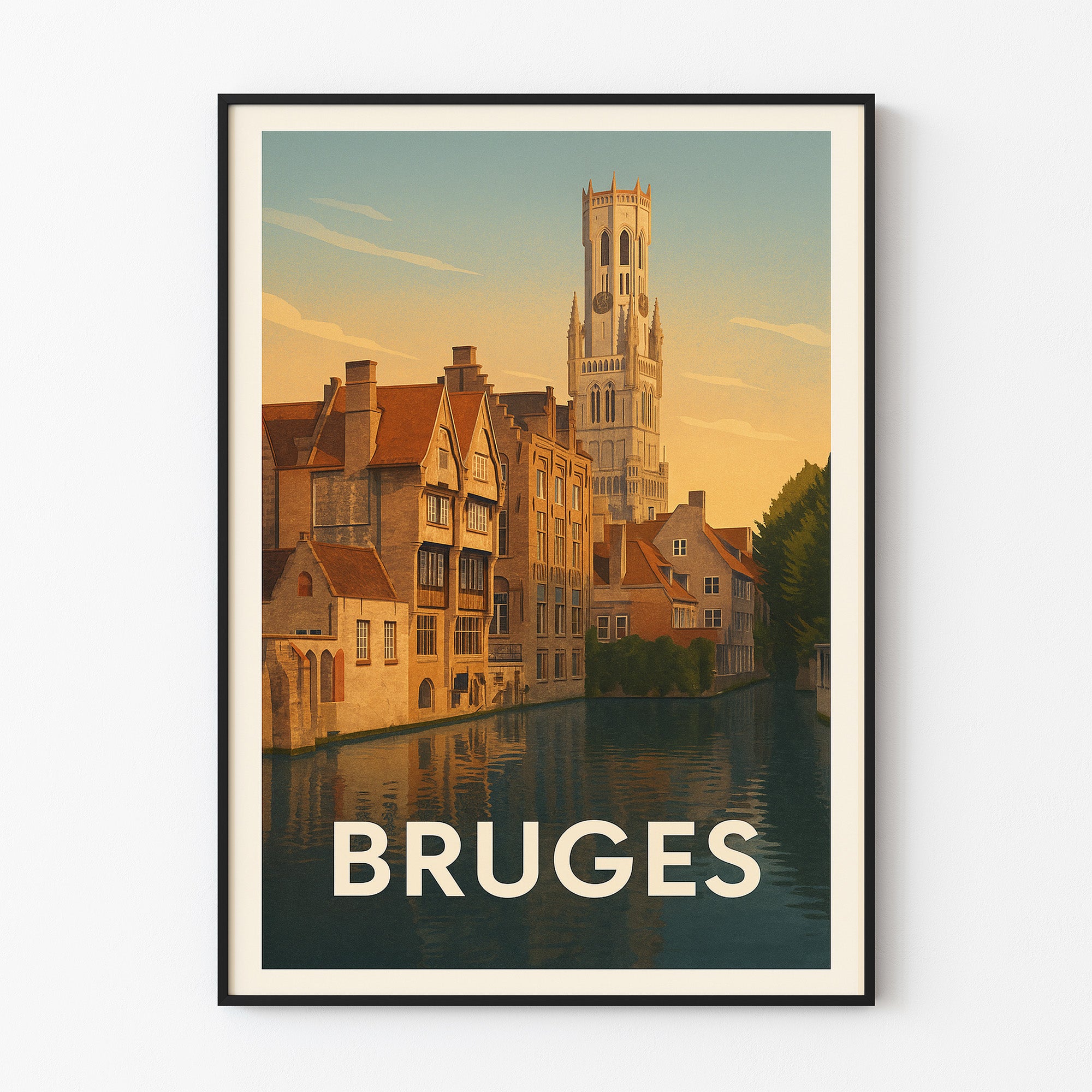 Bruges graphic print