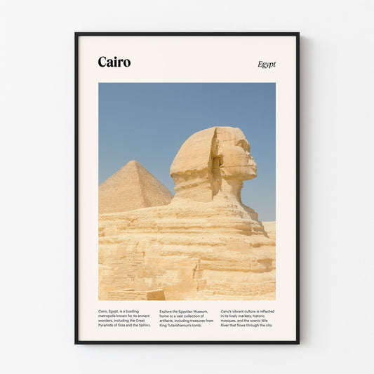 Cairo Travel Poster