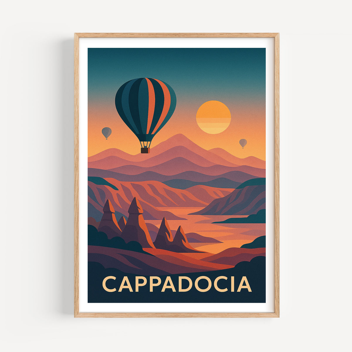 Cappadocia graphic print