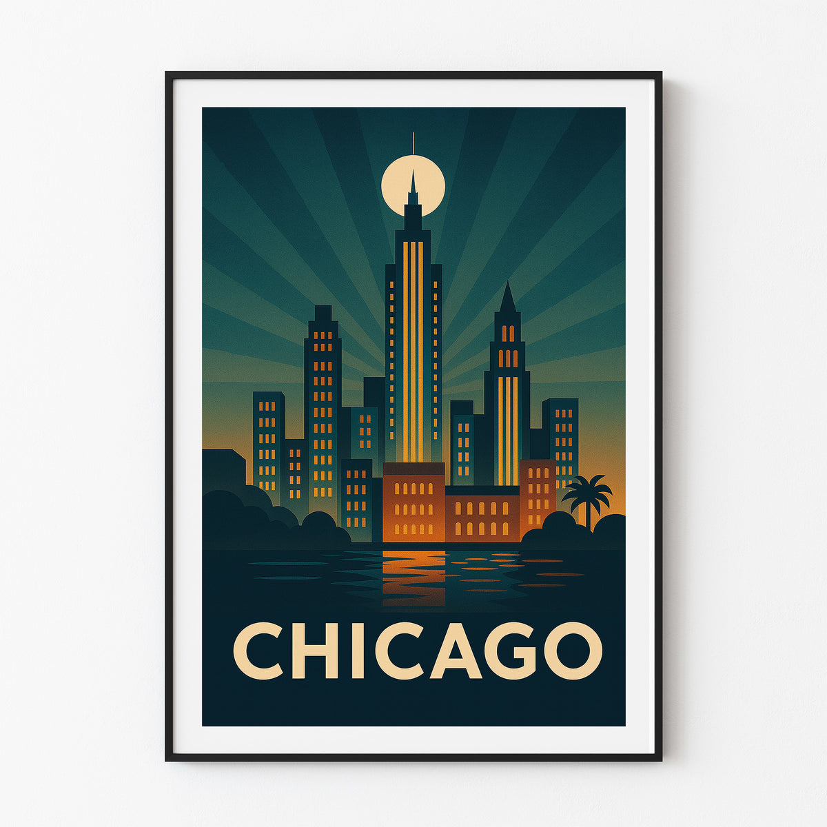 Chicago graphic print