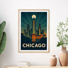Chicago graphic print