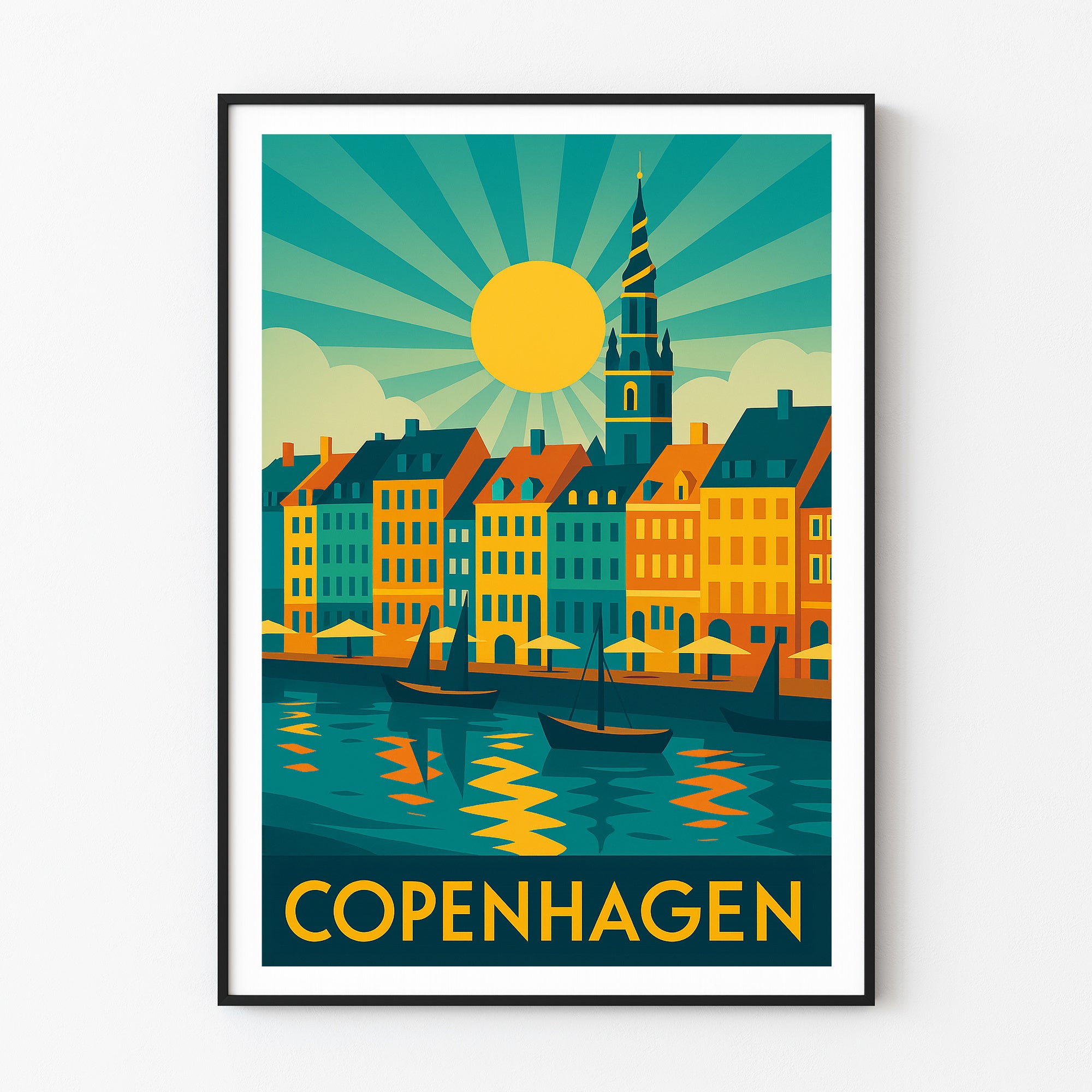 Copenhagen graphic print