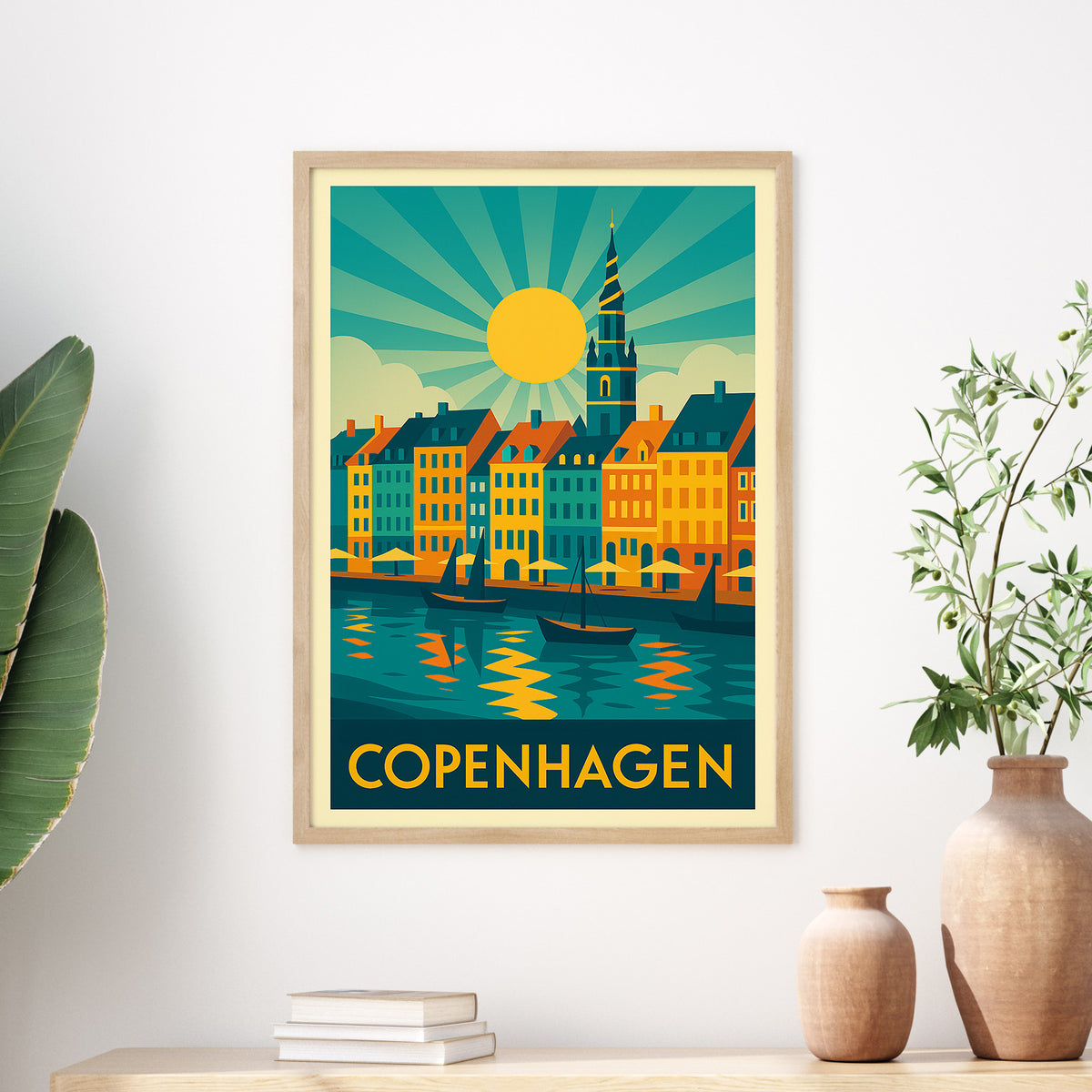 Copenhagen graphic print