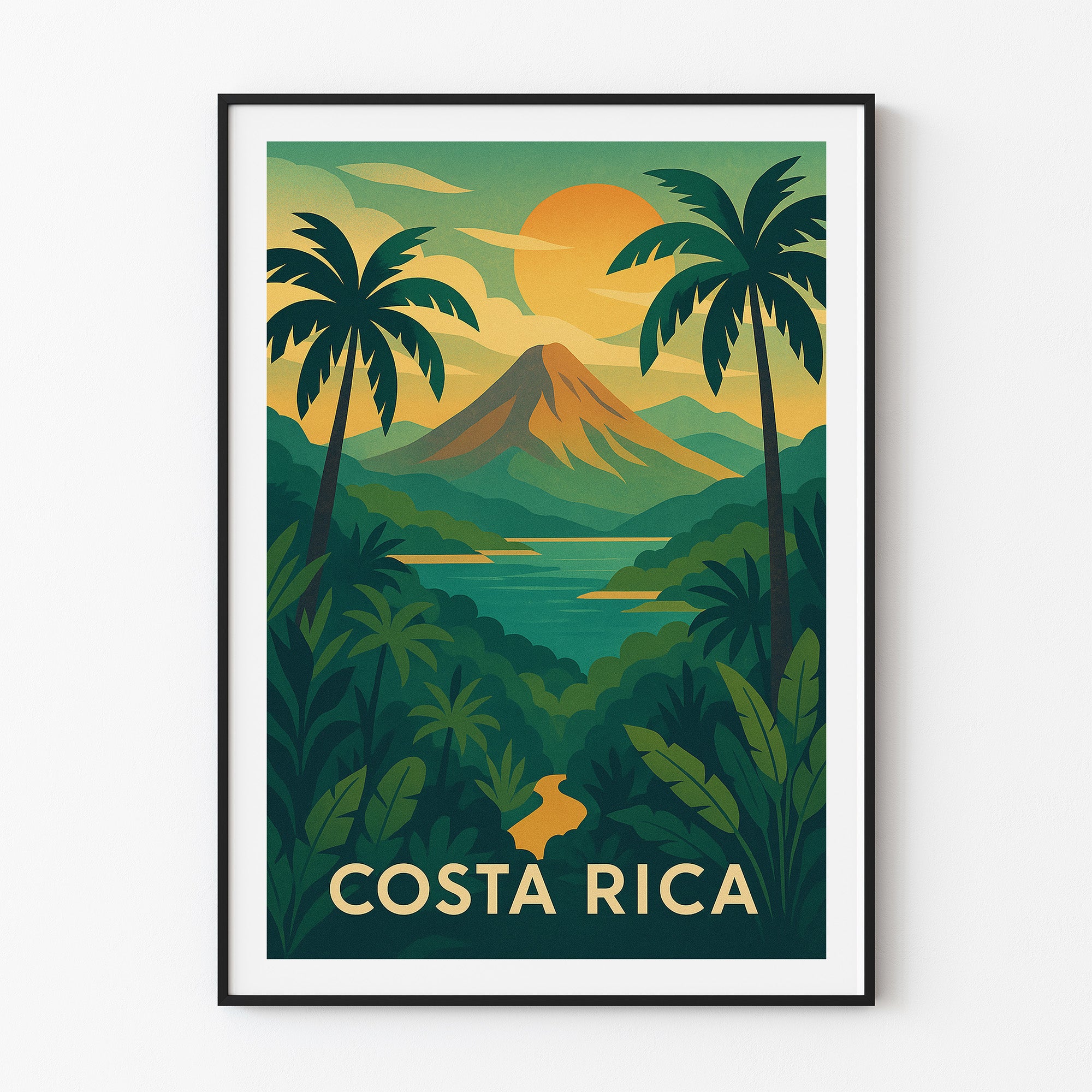Costa Rica graphic print