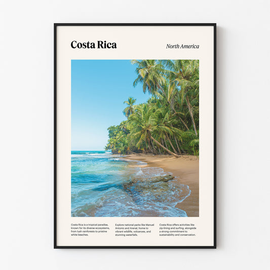 Costa Rica Travel Poster