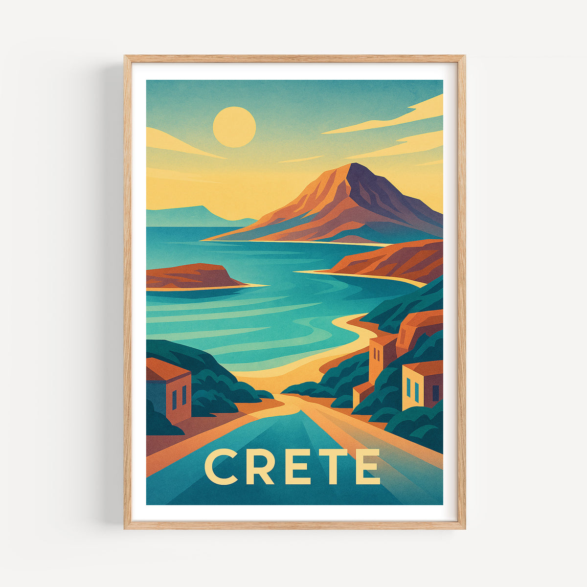 Crete graphic print