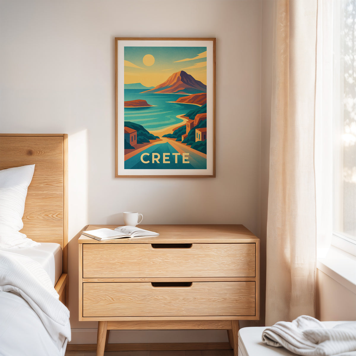 Crete graphic print